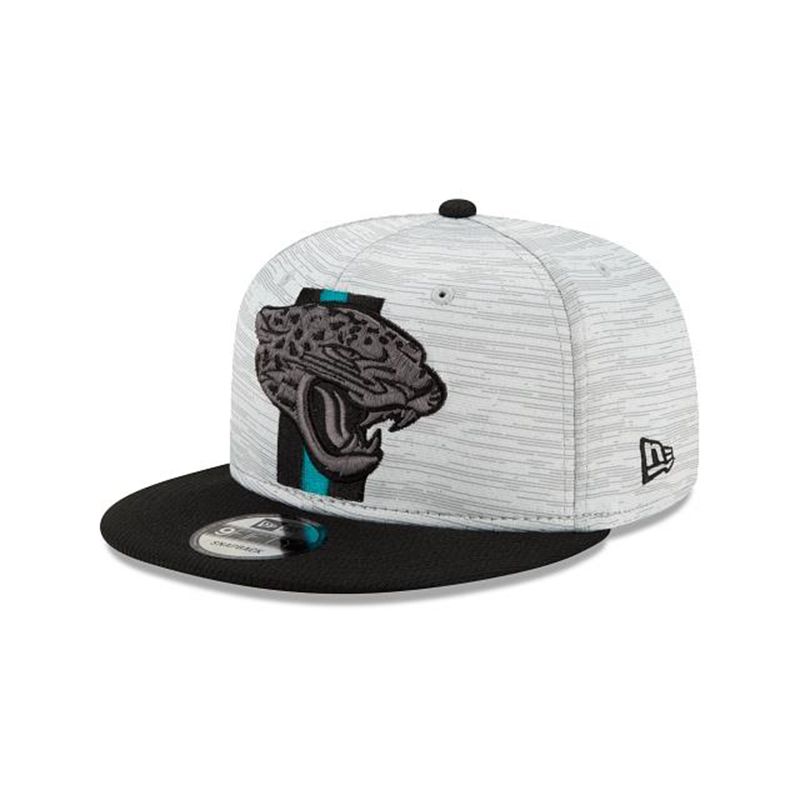 NFL Jacksonville Jaguars Official Training 9Fifty Snapback (KLM6623) - Black New Era Caps